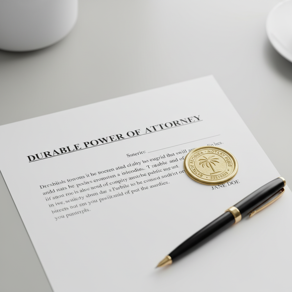Durable Power of Attorney Notarization
