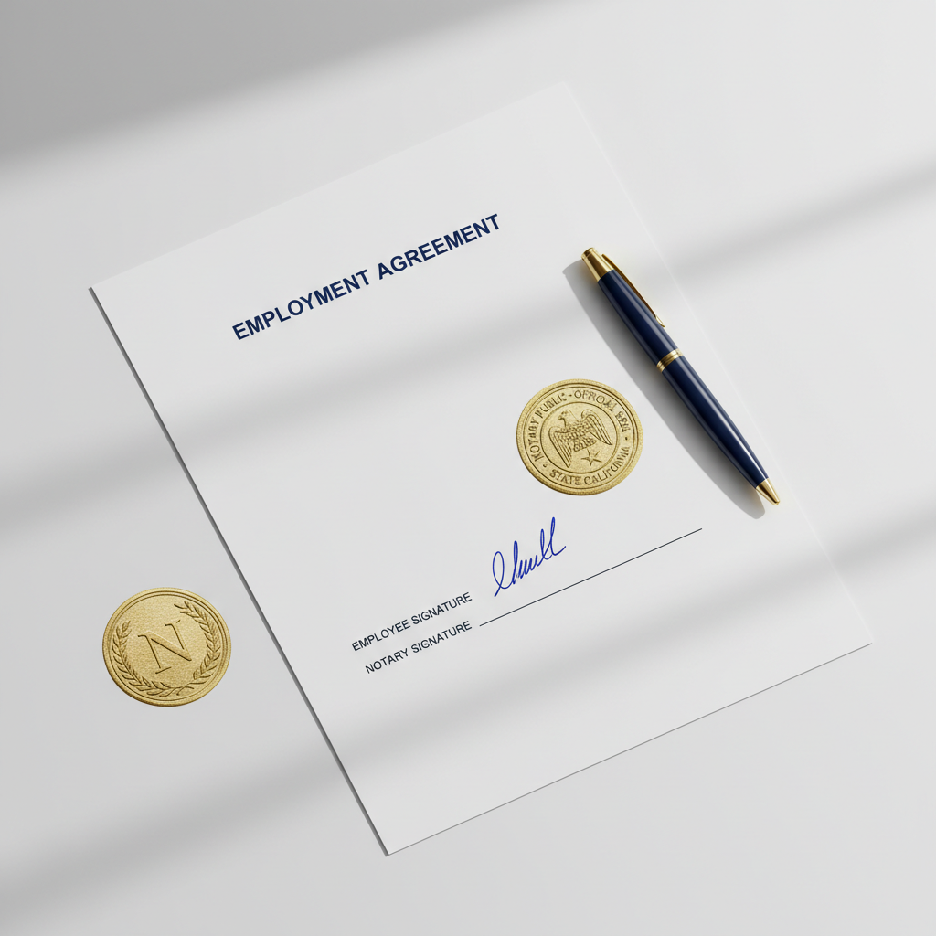 Employment Forms Notarization (RON)
