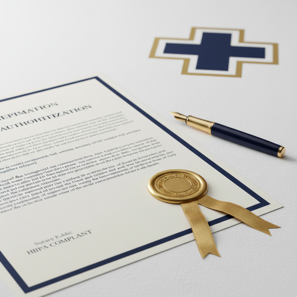 HIPAA Authorization Notarization