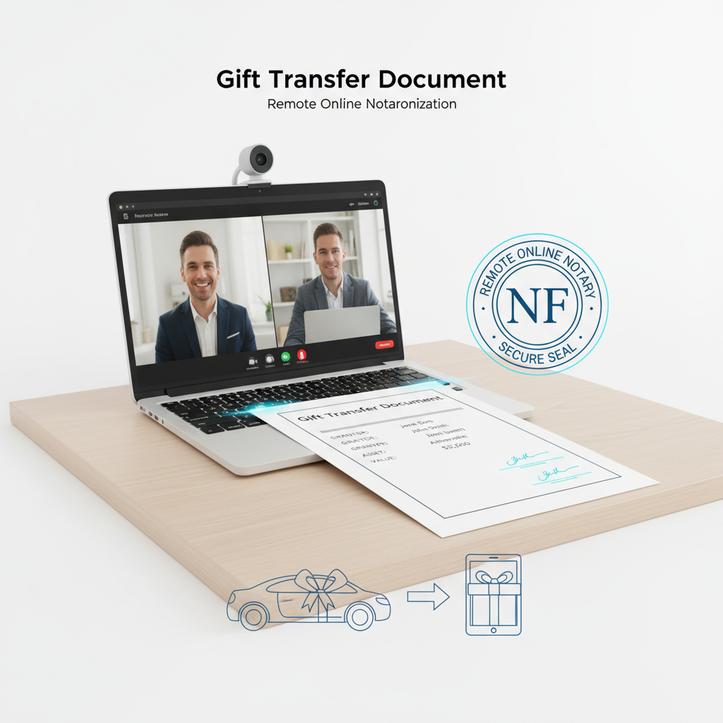 Gift Transfer Documents Remote Online Notarization - RolaNotary