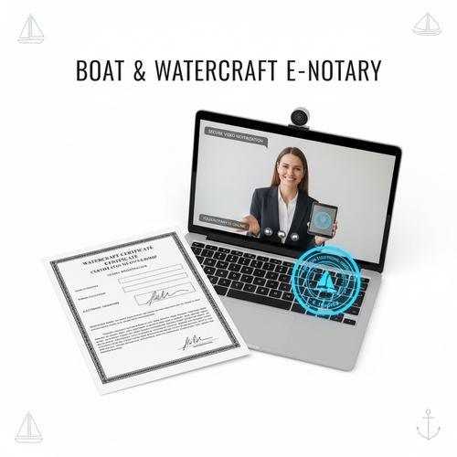 Boat and Watercraft Documents Remote Online Notarization - RolaNotary