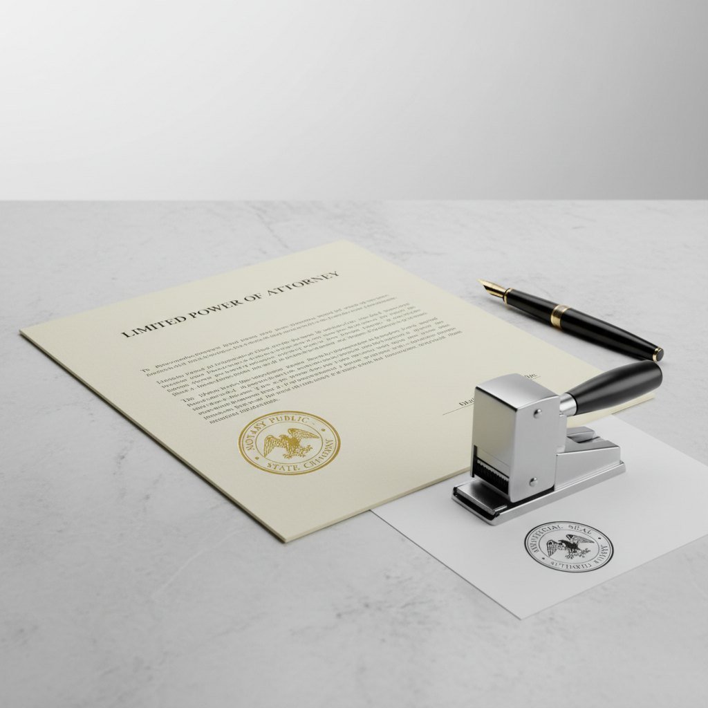 Limited Power of Attorney Notarization