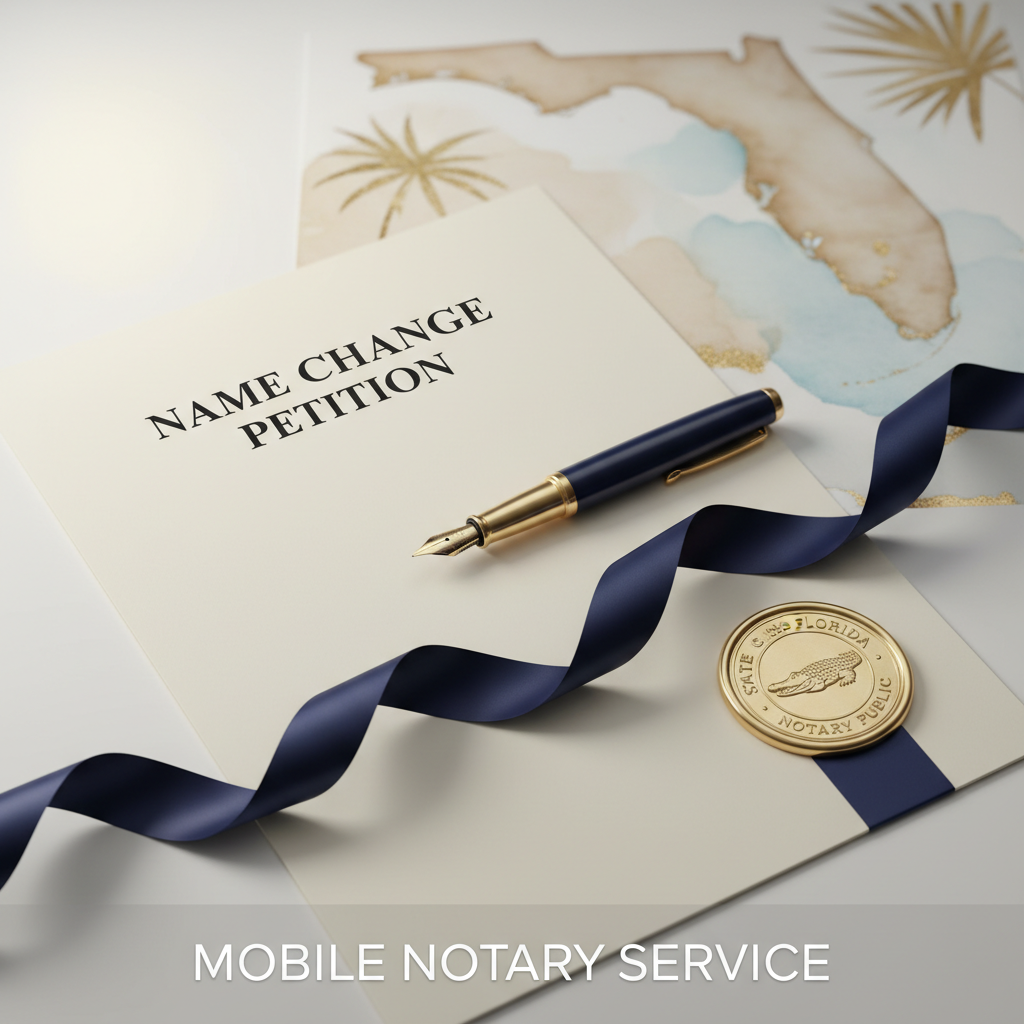 Name Change Documents Notarization (RON)