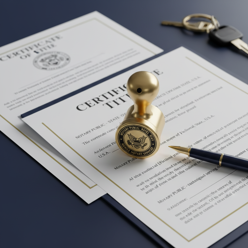 Vehicle Title Documents