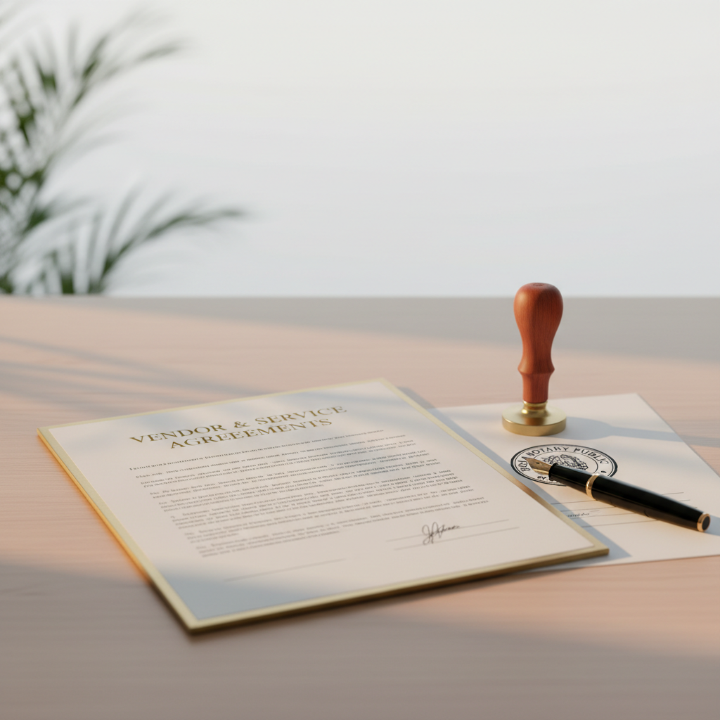 Vendor & Service Agreements – Mobile Notary Services by RolaNotary (RON)